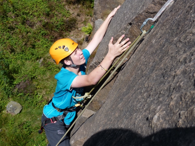 Scaling the rock